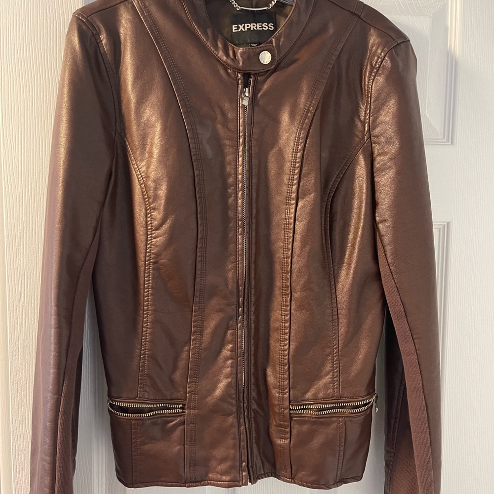 Express leather jacket